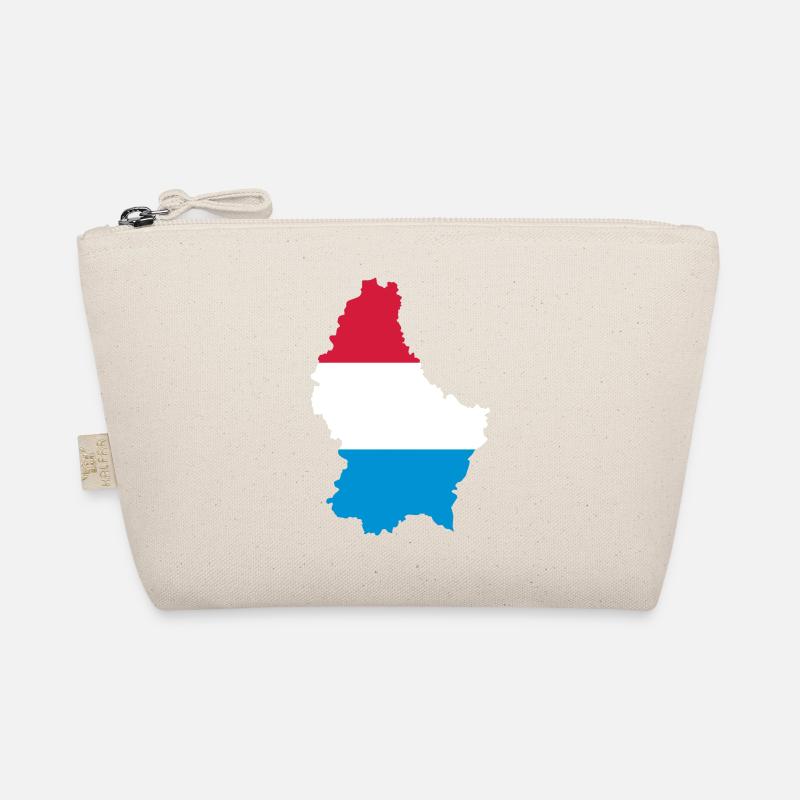 Luxembourg map&flag Bio-Täschchen