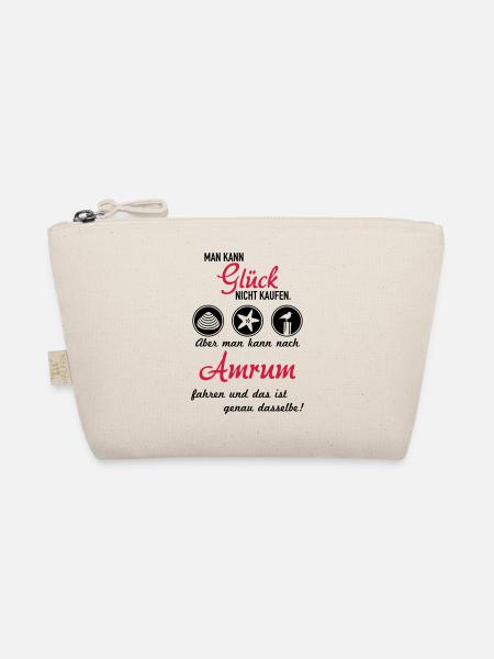 Glück Amrum - Bio-Täschchen - Natur - Vorne