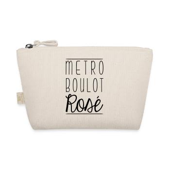 Métro boulot rosé - Trousse biologique - nature - Devant
