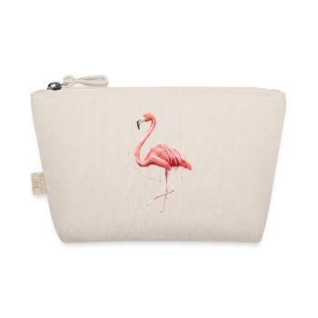 Flamingo - Bio-Täschchen - Natur - Vorne