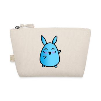Chibi Anime Bunny - Dance T-Shirt - Organic Pouch - nature - Front