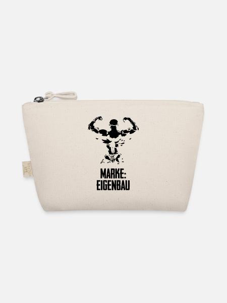 bodybuilding man - Bio-Täschchen - Natur - Vorne
