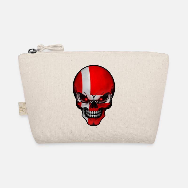 Totenkopf Daenemark Bio-Täschchen