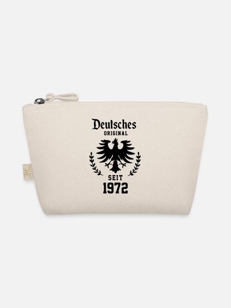 1972 - Geburtstag - Birthday - Geburt - Ehrentag - Bio-Täschchen - Natur - Vorne