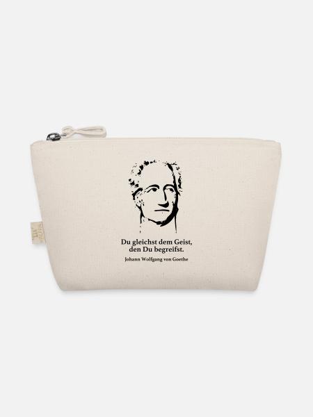 Goethe: Du gleichst dem Geist, den Du begreifst. - Bio-Täschchen - Natur