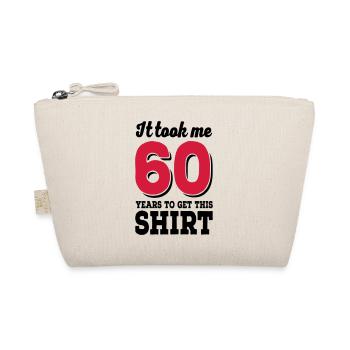 60 birthday - Organic Pouch - nature - Front