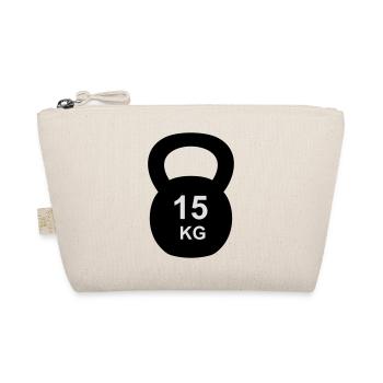 Kettlebell 10 kg - Bio-Täschchen - Natur - Vorne