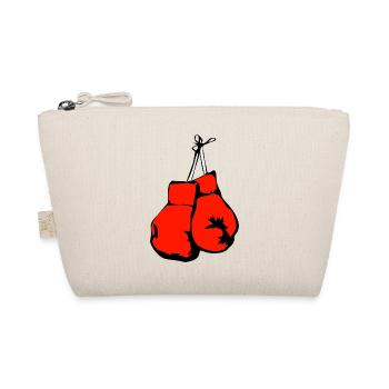 boxer boxing boxing kickboxing martial arts thai sp - Organic Pouch - nature - Front
