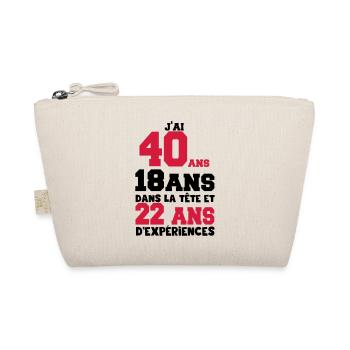 j'ai 40 ans - Trousse biologique - nature - Devant