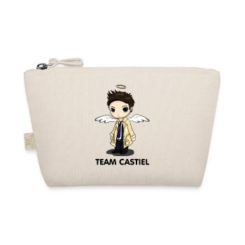 Team Castiel (Licht) - Bio-Täschchen - Natur - Vorne