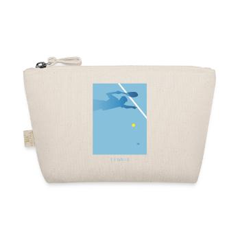 Tennis Art - Bio-Täschchen - Natur - Vorne