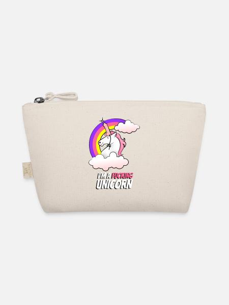 I'm a fucking unicorn - Bio-Täschchen - Natur - Vorne