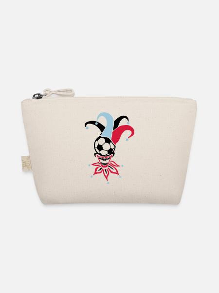 football joker ball sport - Organic Pouch - nature - Front