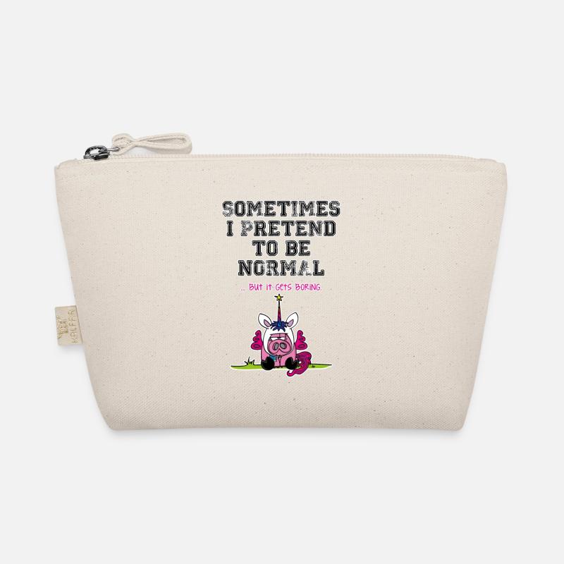 Unipoos - Sometimes I pretend to be normal Organic Pouch