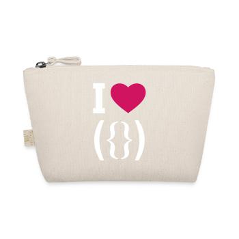 I LOVE PUSSY - ASCII - Porn - Porno - Organic Pouch - nature - Front