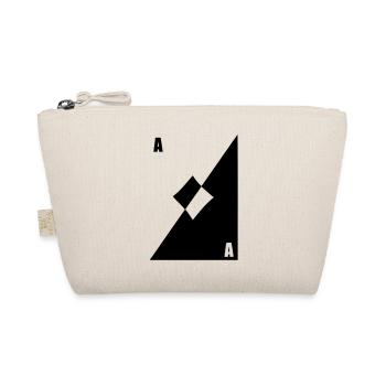 map as black white tile - Organic Pouch - nature - Front