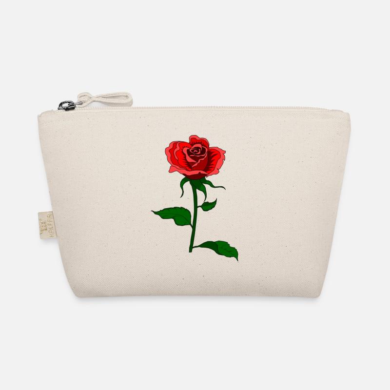 Rose Flower Organic Pouch