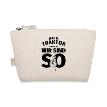 Traktor Liebhaber Geschenk - Bio-Täschchen - Natur - Vorne