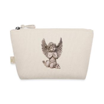 Guard angel with wings as a gift - Organic Pouch - nature - Front