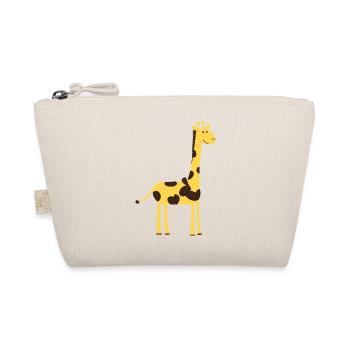 giraffe zoo circus zirkus safari1 - Bio-Täschchen - Natur - Vorne
