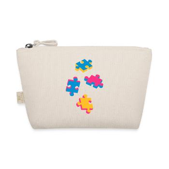 four puzzle pieces - Organic Pouch - nature - Front