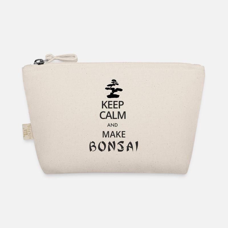 Keep Calm and make Bonsai Organic Pouch