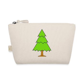 baum tree baumstamm wald forest woods190 - Bio-Täschchen - Natur - Vorne