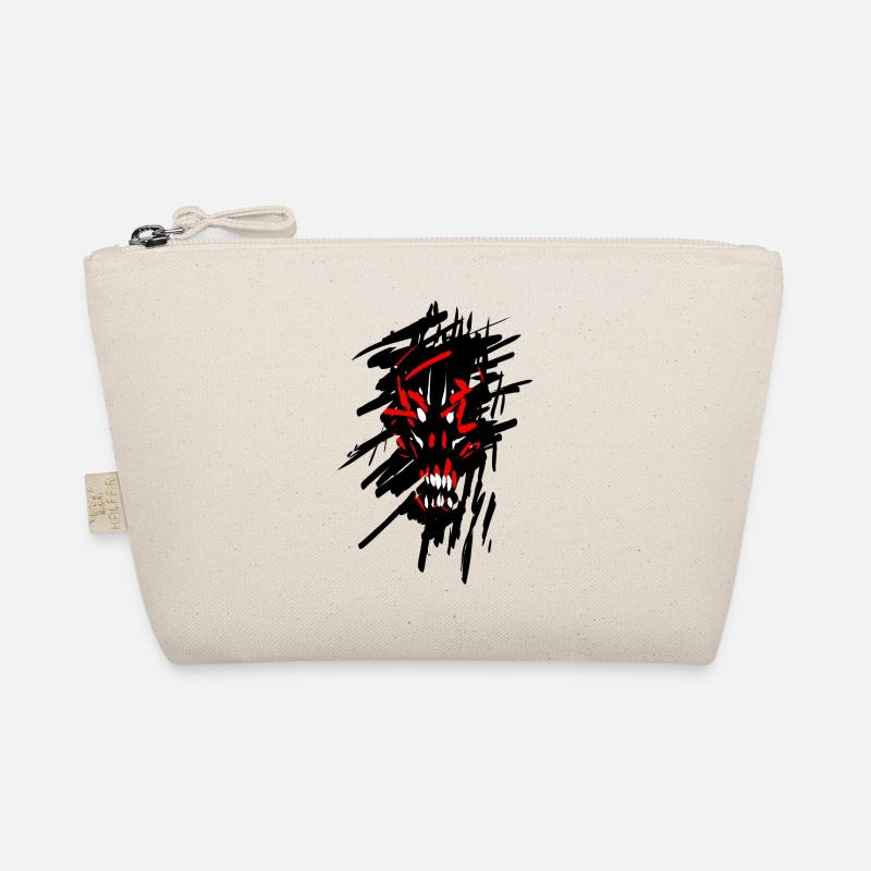 Devil horror graffiti Organic Pouch
