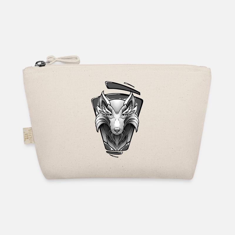 Wolf Tattoo Design Bio-Täschchen