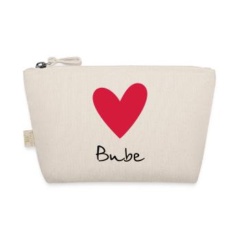 Herz Bube Herzbube Geschenk - Bio-Täschchen - Natur - Vorne