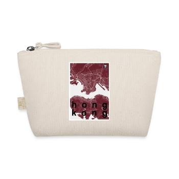 Hong Kong Hipster Stadt Karte rot - Bio-Täschchen - Natur - Vorne