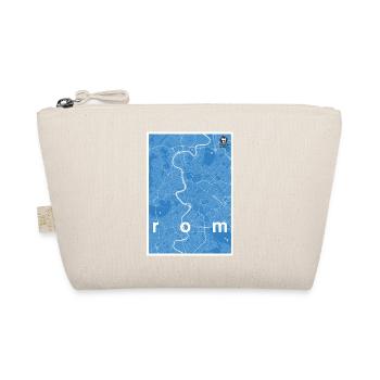Rom Hipster Stadt Karte blau - Bio-Täschchen - Natur - Vorne