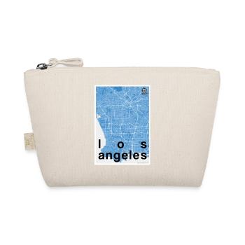 Los Angeles hipster city map blue - Organic Pouch - nature - Front