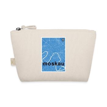 Moscow hipster city map blue - Organic Pouch - nature - Front