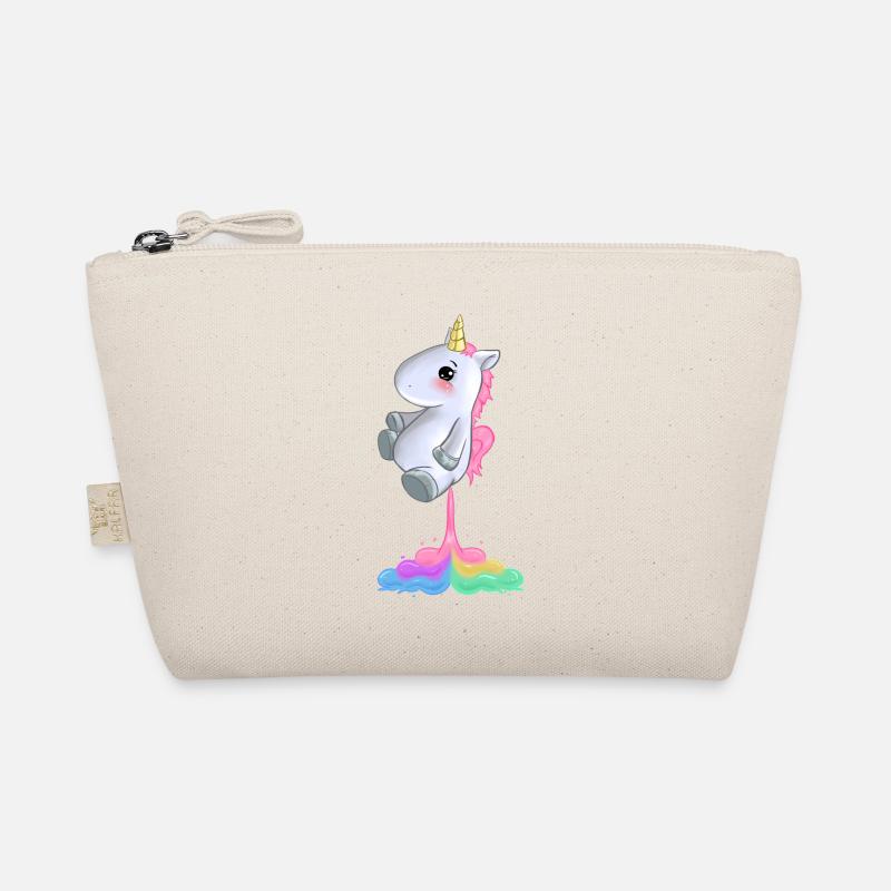 Einhorn Einhörner Furz bunt Unicorn Geschenk Bio-Täschchen