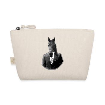Horse in a suit - Organic Pouch - nature - Front