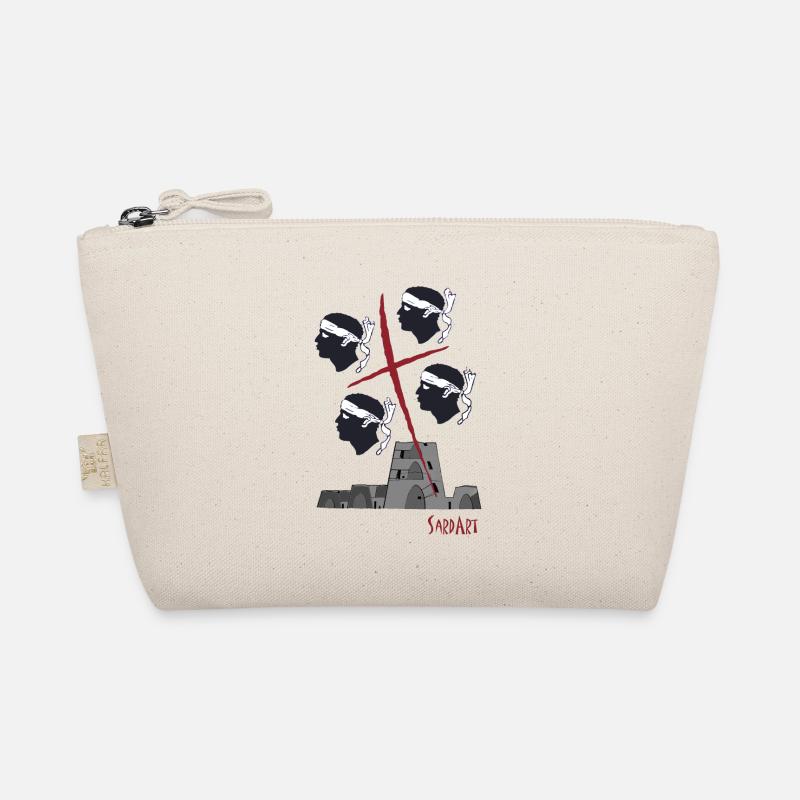 4 Mori - Le drapeau sarde avec nuraghi Trousse biologique