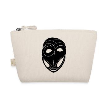 Maske Totem Fluch Pharao Mumie Dämon - Bio-Täschchen - Natur - Vorne