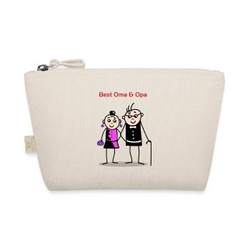 Best Oma & Opa - Organic Pouch - nature - Front