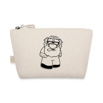 dwarf small face head boes veraergert wue - Organic Pouch - nature - Front