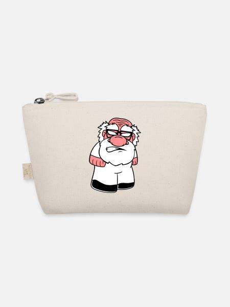 dwarf small face head boes veraergert wue - Organic Pouch - nature - Front