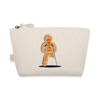 homme en pain d'épice avec blessure (bleu) - Trousse biologique - nature - Devant