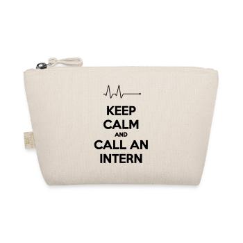 Keep Calm And Call An Intern - Organic Pouch - nature - Front