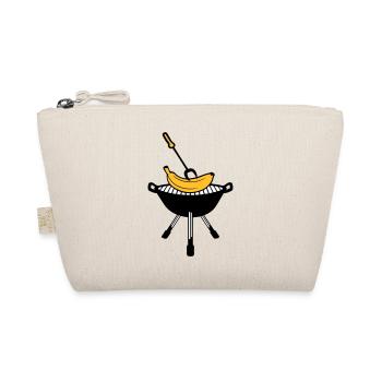 bbq grill grill fry cook cook schuerze kuec - Organic Pouch - nature - Front