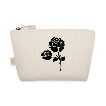 balck_roses_flower - Bio-Täschchen - Natur - Vorne