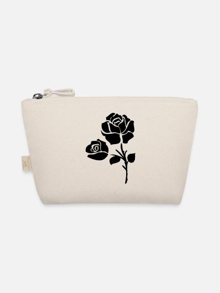 balck_roses_flower - Bio-Täschchen - Natur
