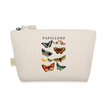 Papillons Butterfly Vintage Graphic - Organic Pouch - nature - Front