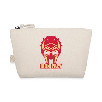 Opa Helm Rüstung Eisenfass ironpapy - Bio-Täschchen - Natur - Vorne