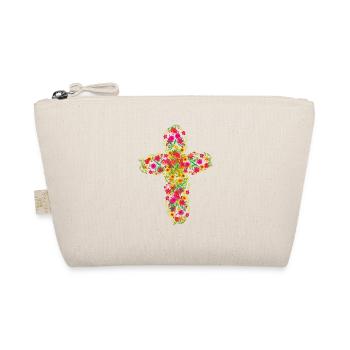Une croix de fleurs d’été religion Jésus Dieu - Trousse biologique - nature - Devant