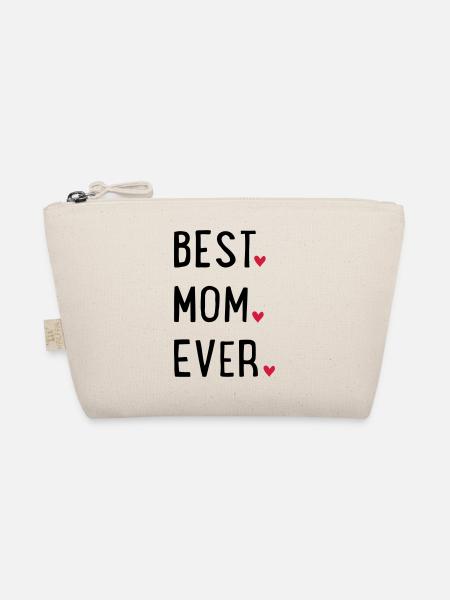 Beste Mama - Bio-Täschchen - Natur - Vorne